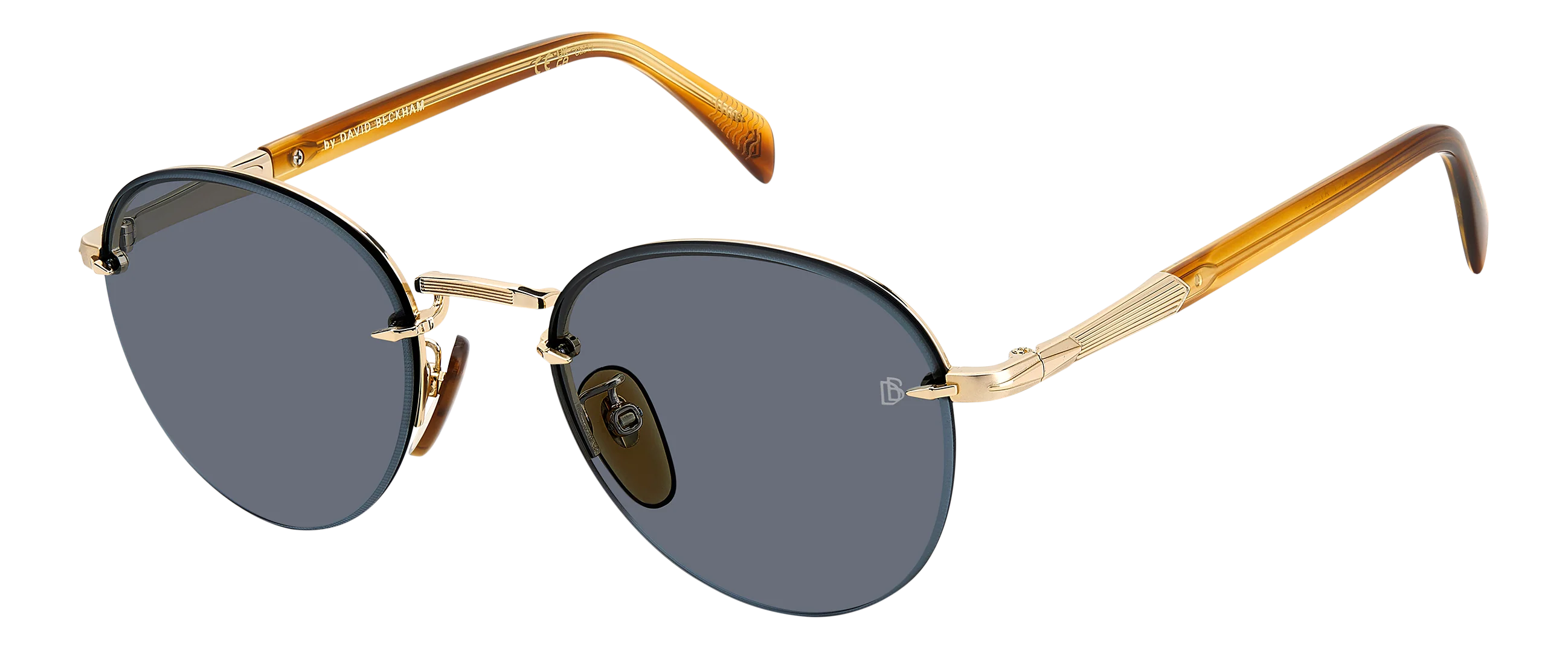 DB 1173/S - Gold Brown Horn - Azure Photocromatic - Image 3