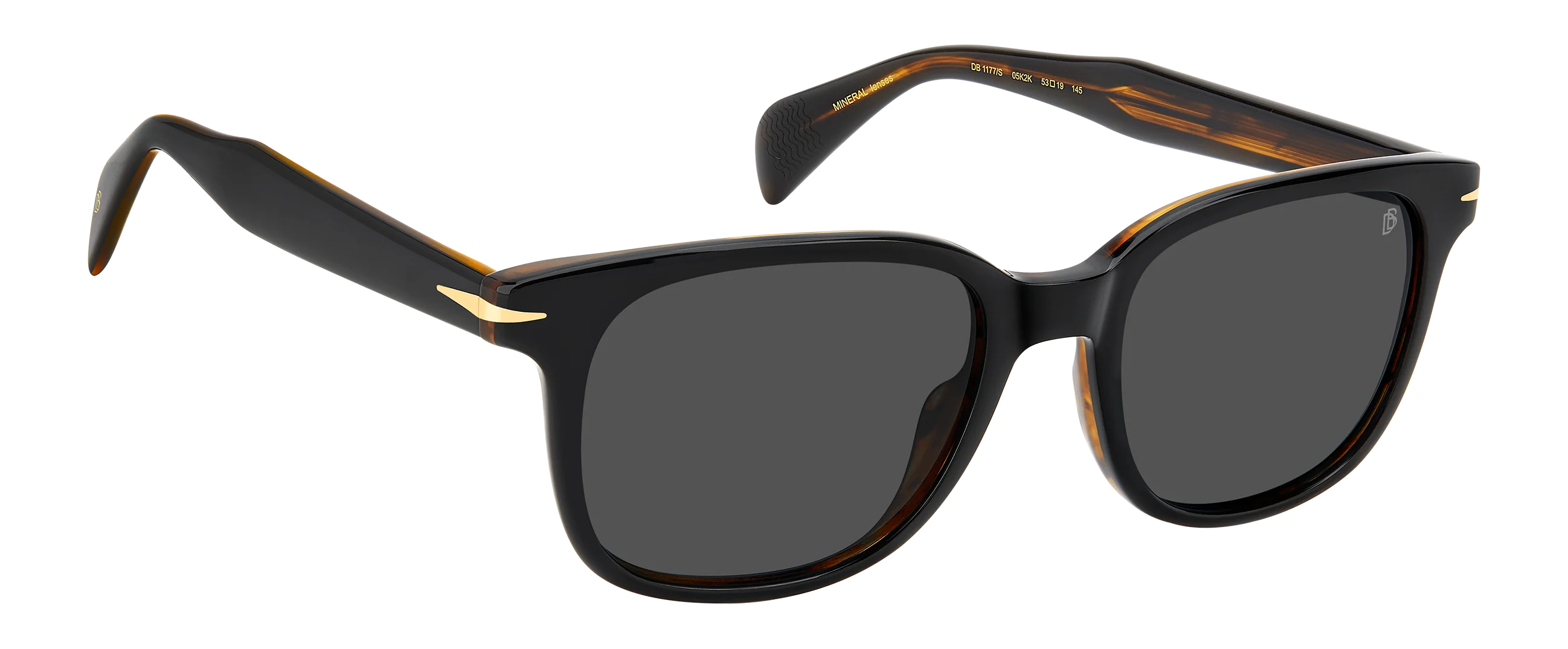 DB 1177/S - Black Striped Brown - Grey Antireflex - Image 3