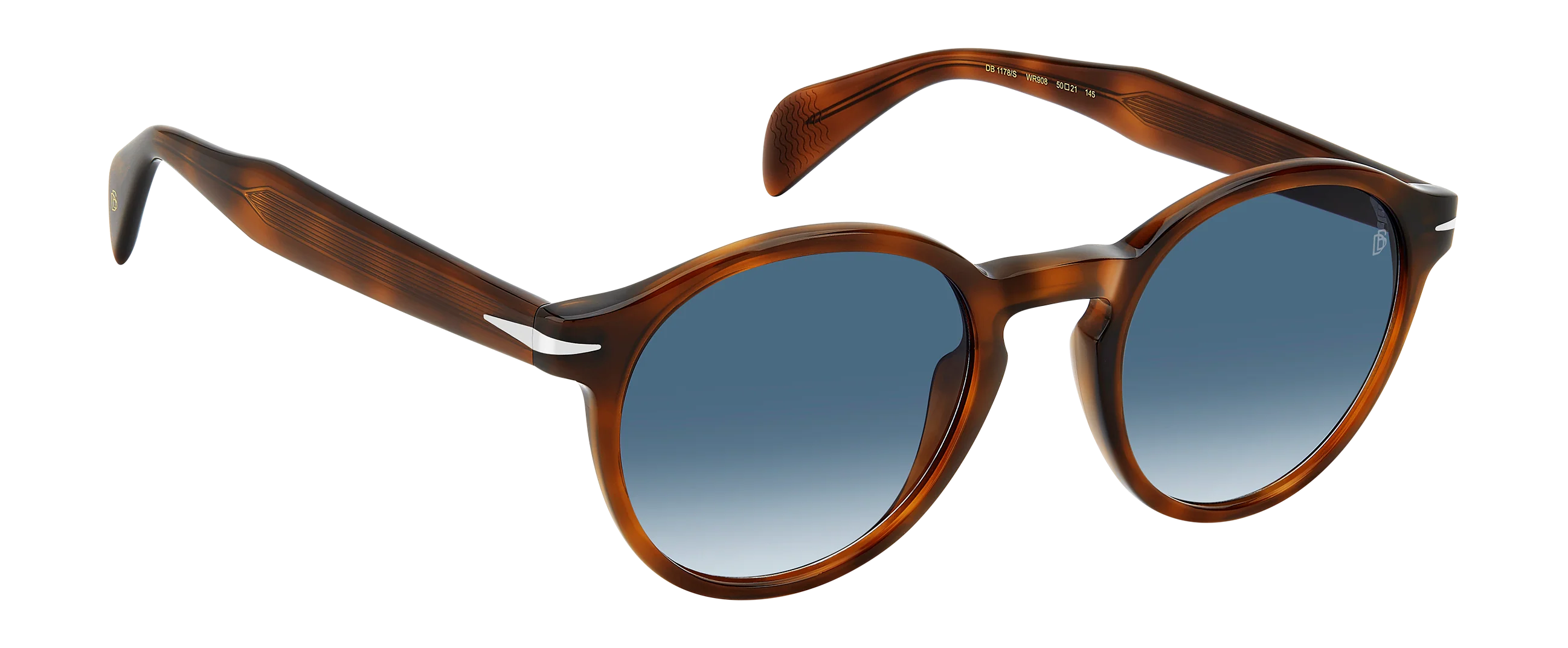 DB 1178/S - Brown Havana - Dk Blue Shaded - Image 3