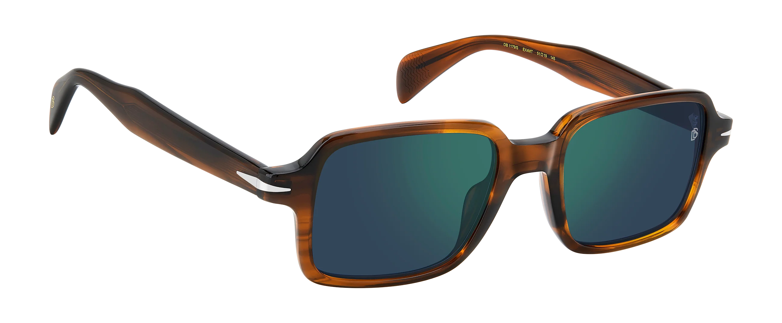 DB 1179/S - Brown Horn - Green Mirror - Image 3