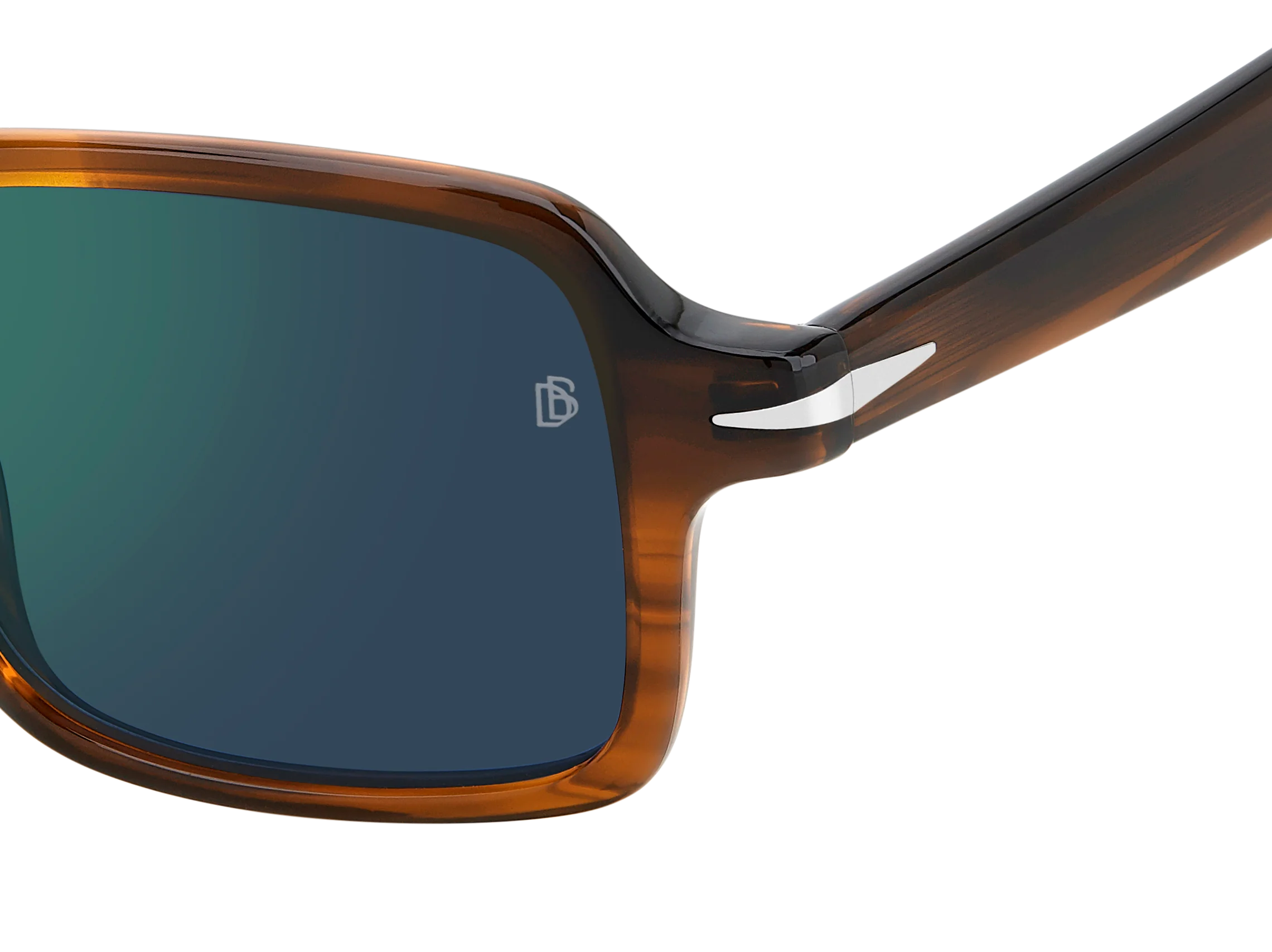 DB 1179/S - Brown Horn - Green Mirror - Image 4