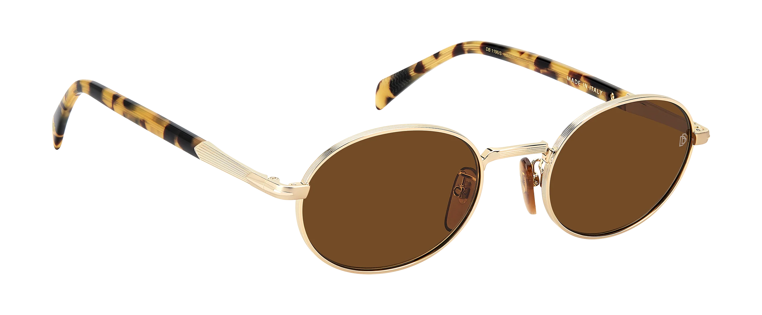 DB 1196/S - Gold Honey Havana - Brown - Image 3