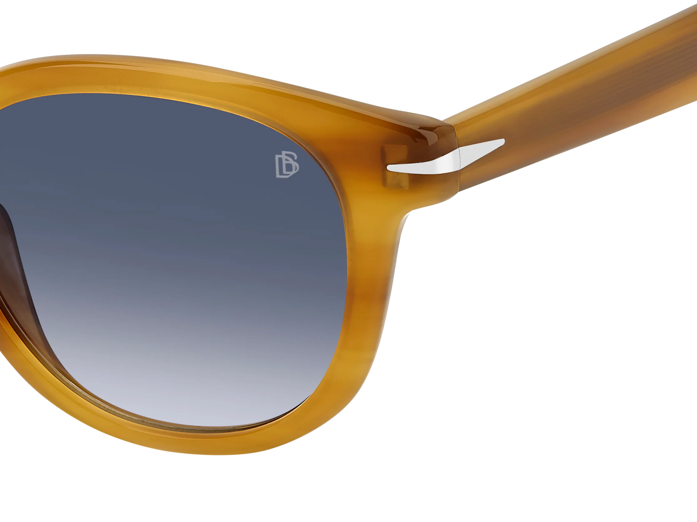 DB 1198/S - Yellow Horn - Dk Blue Shaded - Image 4