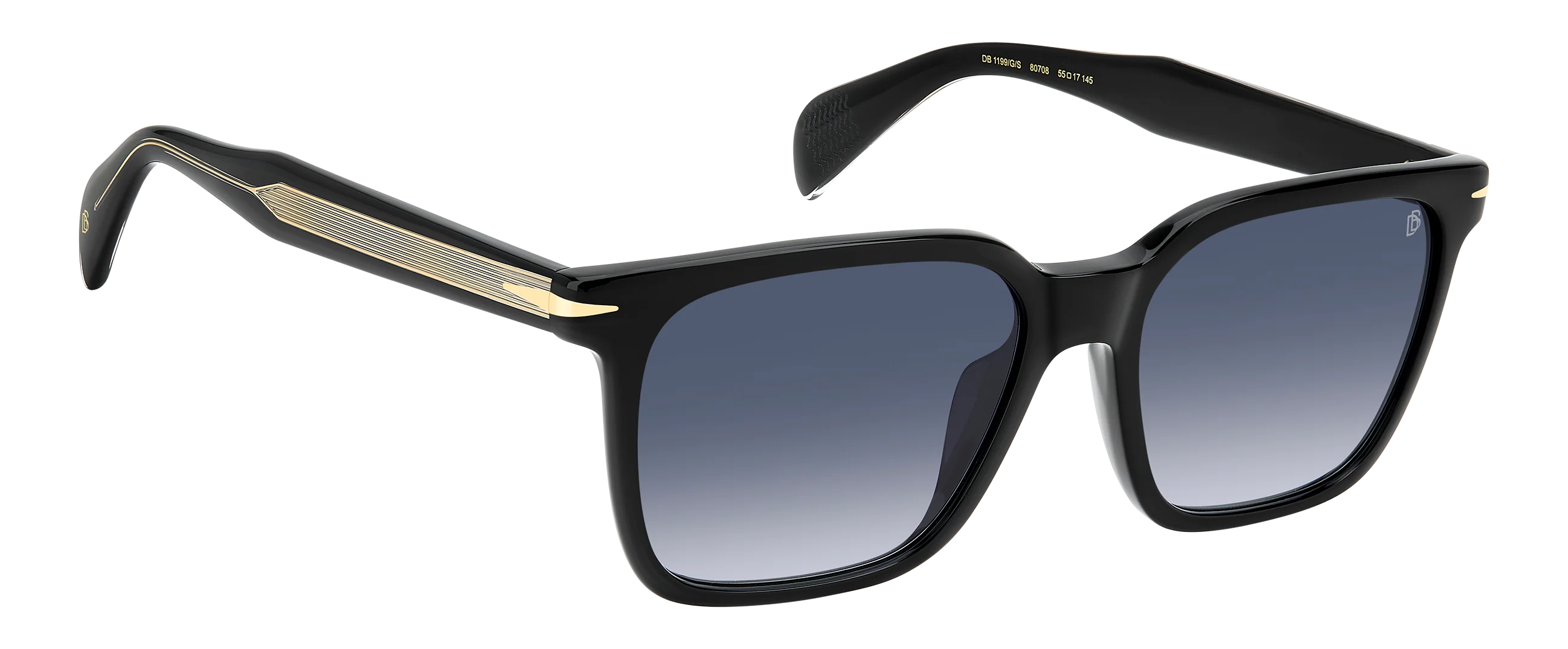 DB 1199/G/S - Black - Dk Blue Shaded - Image 4