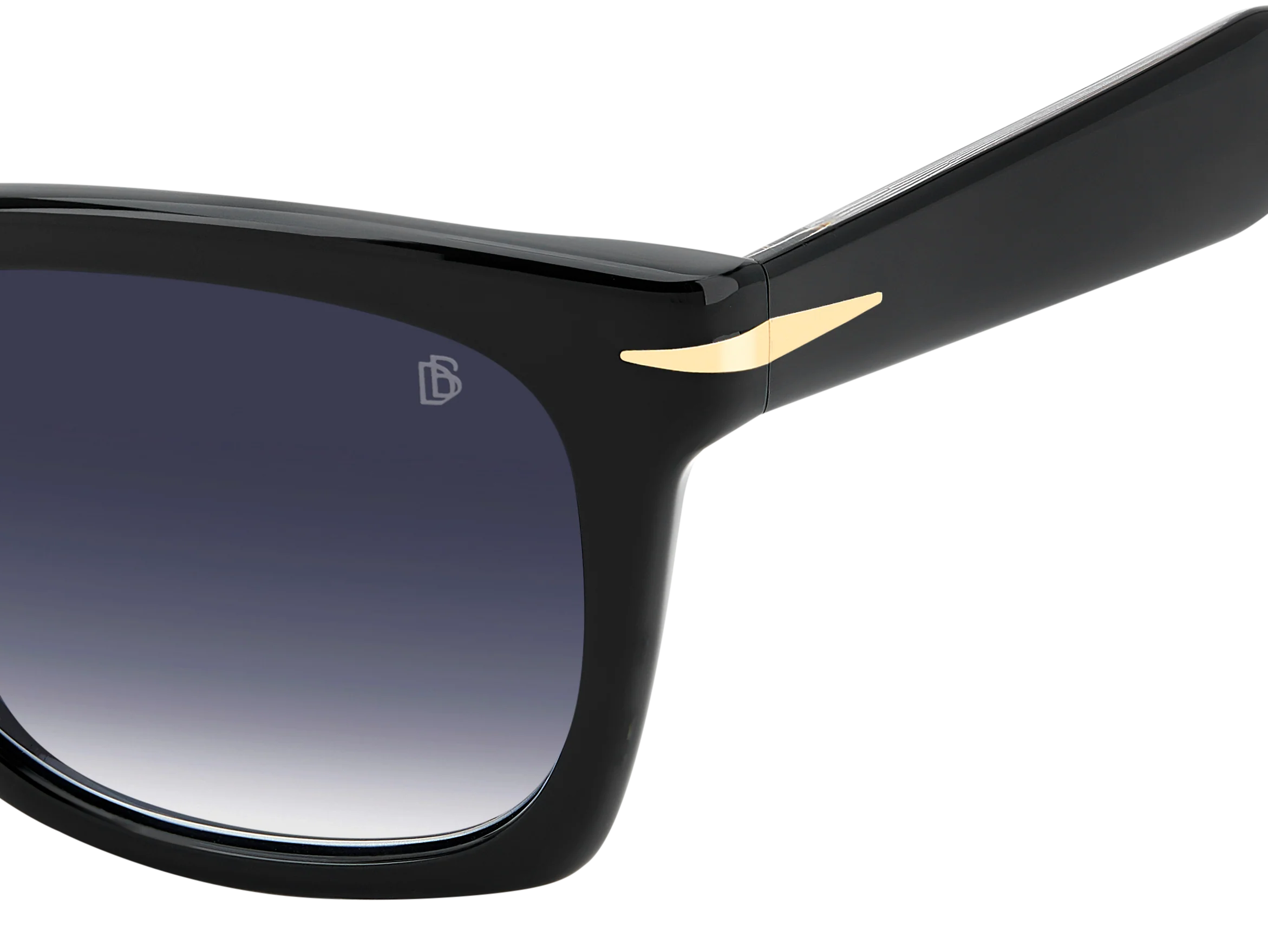 DB 1222/S - Black - Dk Blue Shaded - Image 3