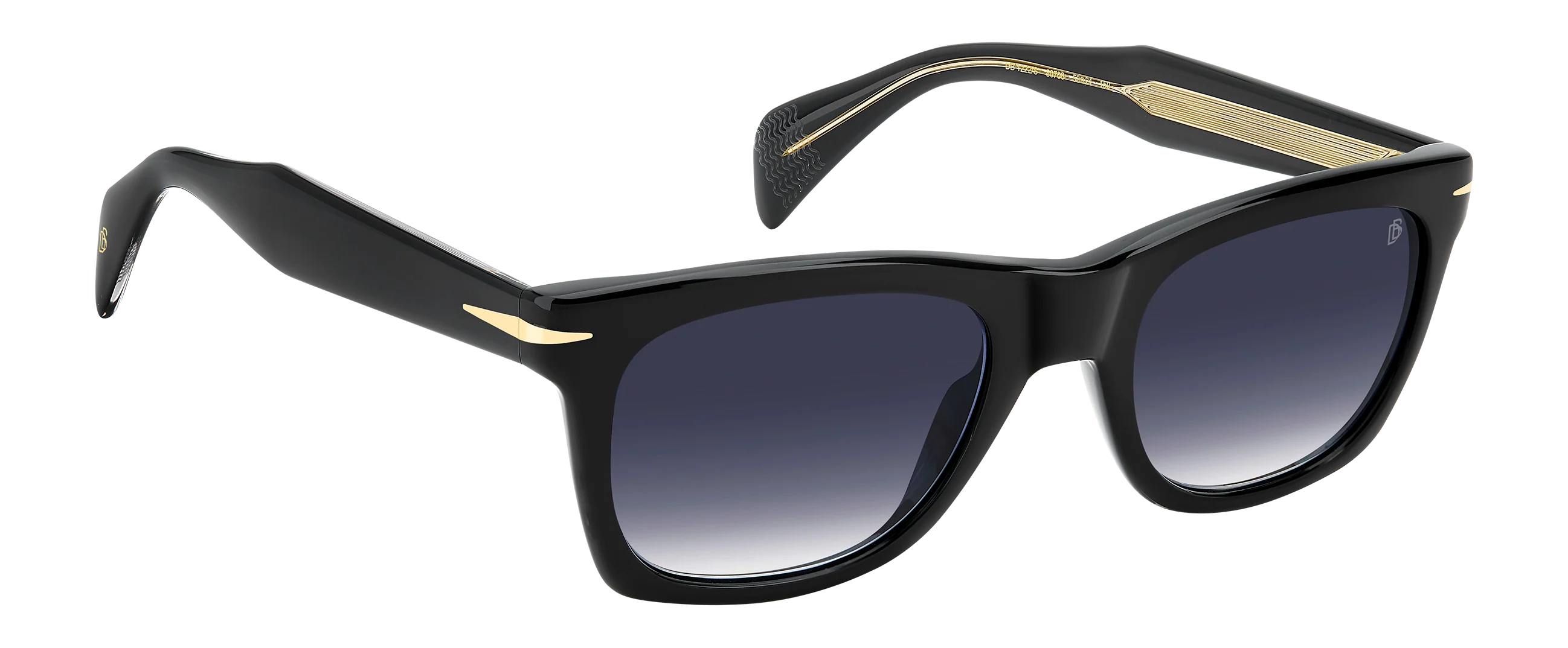 DB 1222/S - Black - Dk Blue Shaded - Image 4