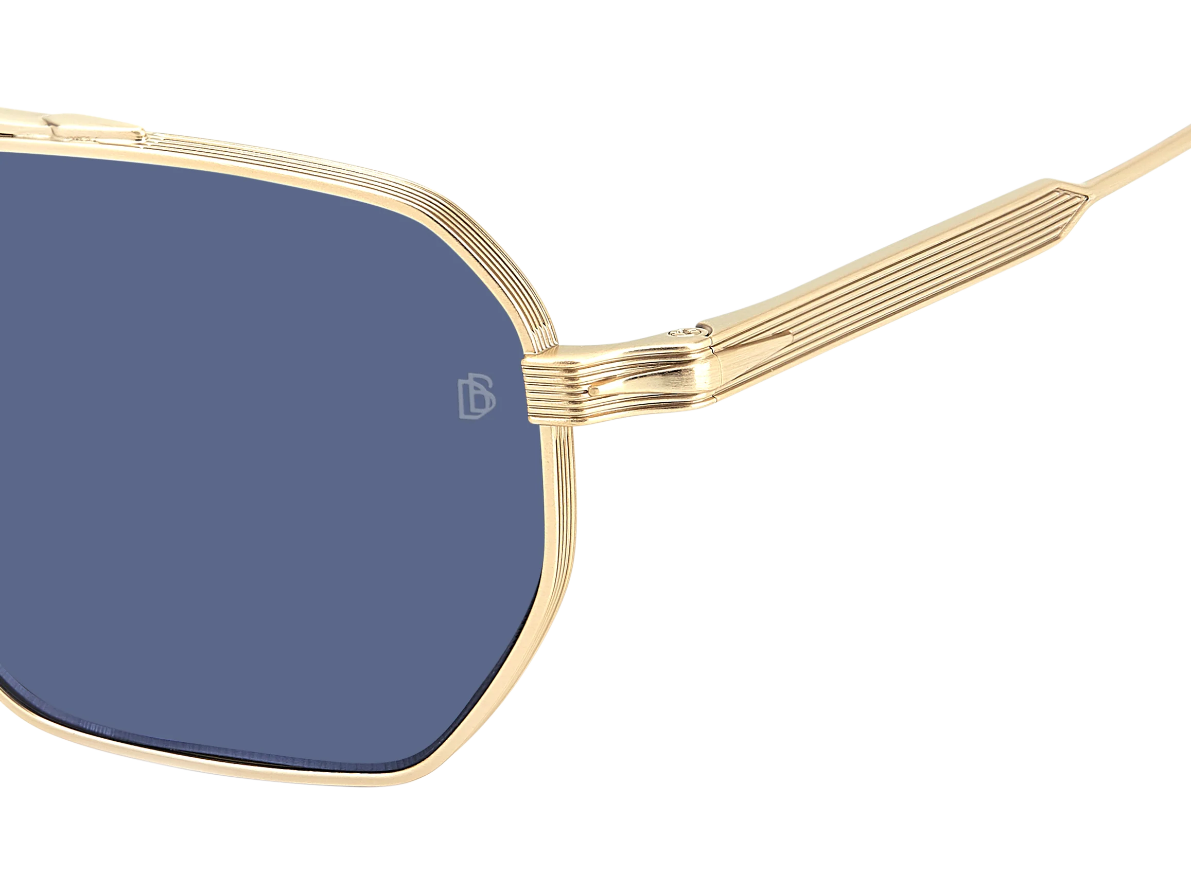 DB 1229/S - Gold Honey Havana - Blue Avio Antireflex - Image 3