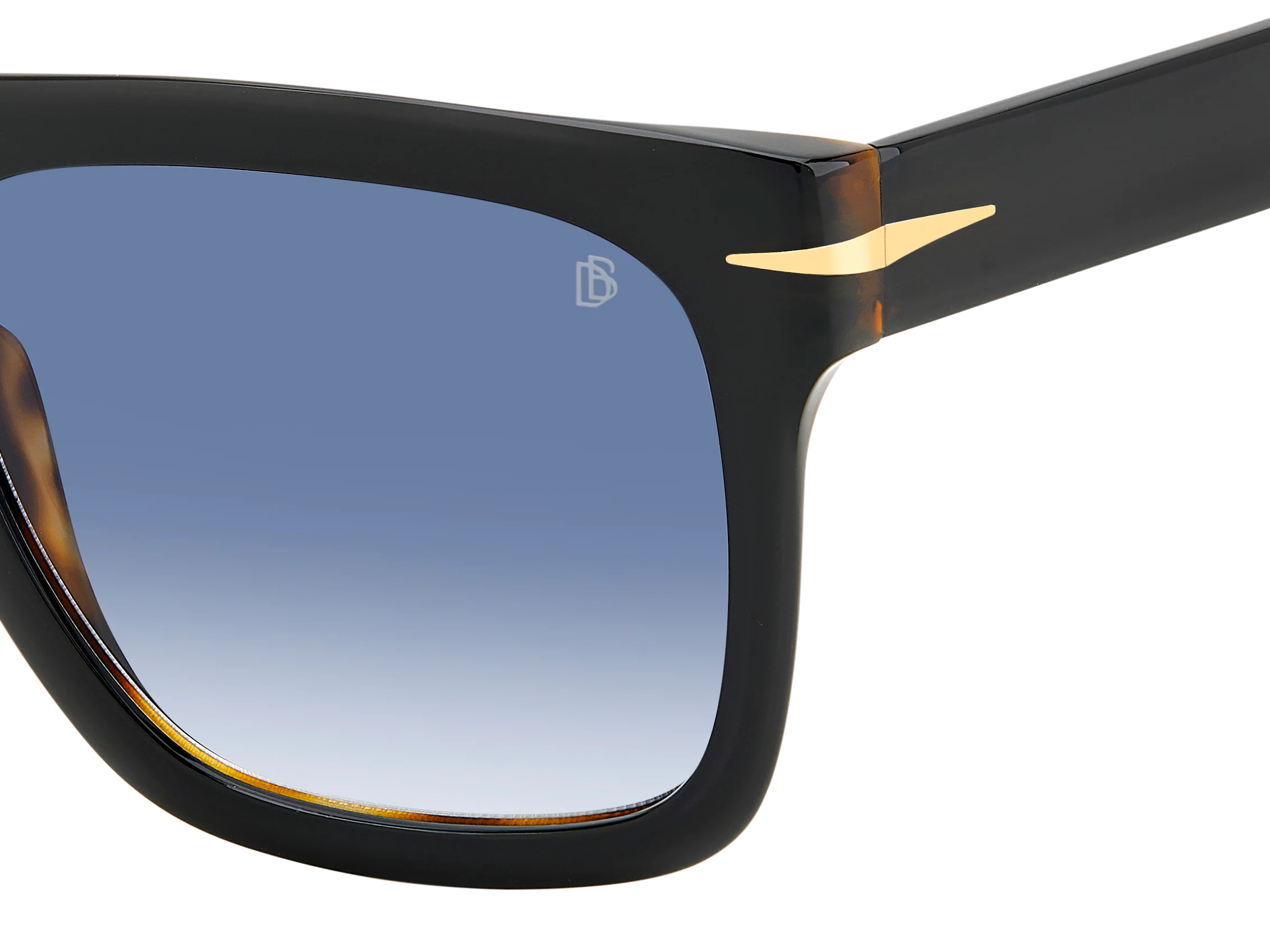 DB 7000/S FLAT - Black Havana - Dk Blue Shaded - Image 3