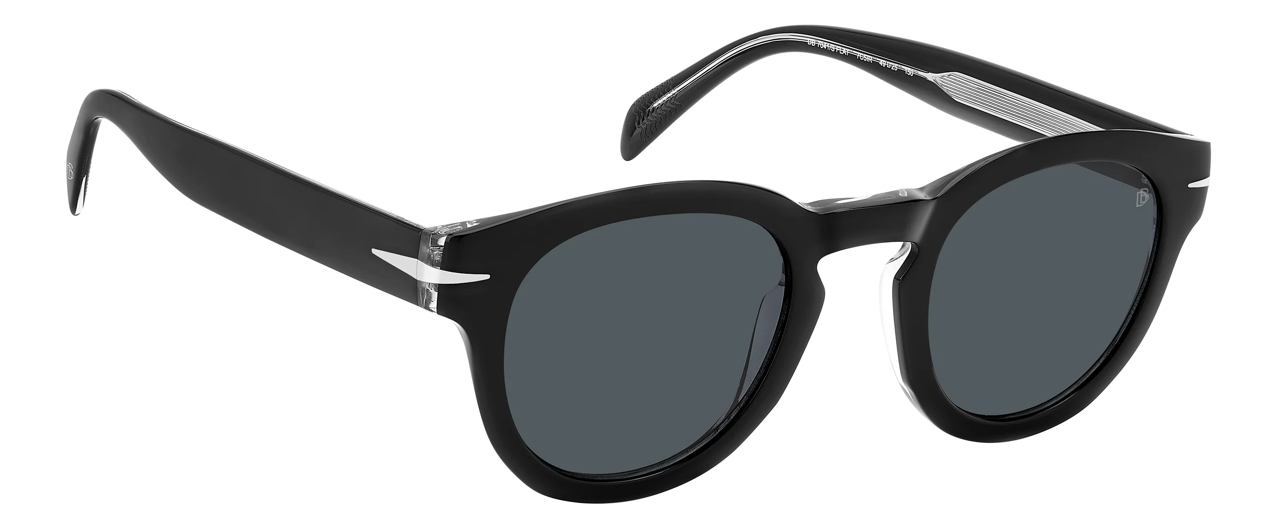 DB 7041/S FLAT - Black Crystal - Grey - Image 3