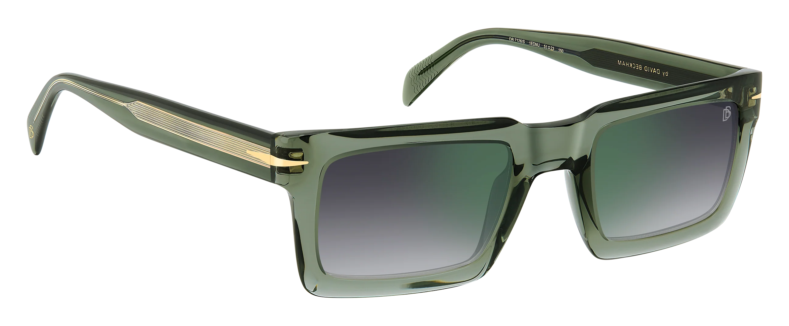 DB 7126/S - Green - Grey Shaded Green Mirror - Image 3