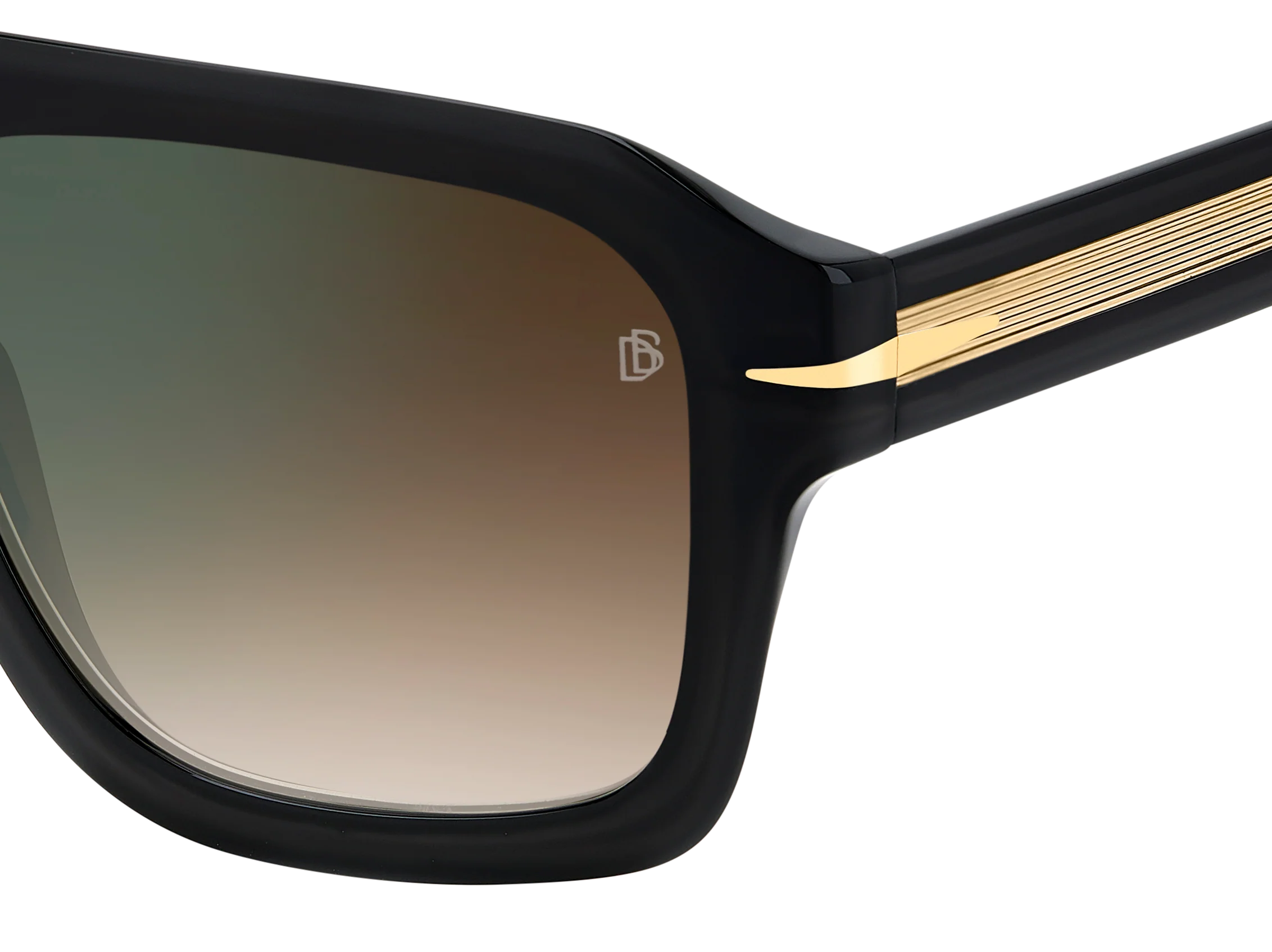DB 7127/S - Black Gold - Brown Shaded Green Mirror - Image 4