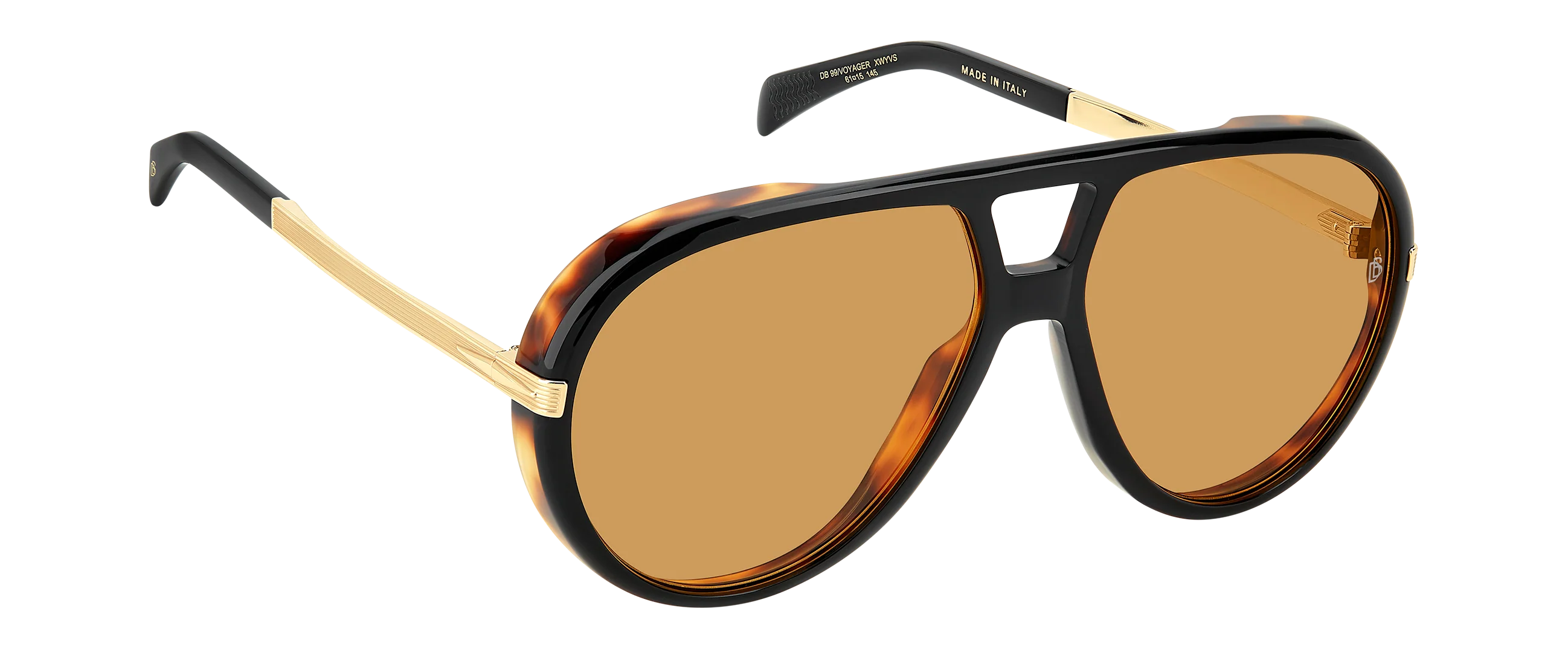 DB 99/VOYAGER - Black Havana Gold - Orange Hight Contrast - Image 3